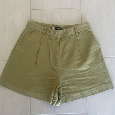 Pantaloncini da donna ZARA in lino