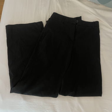 Schwarze Bershka Stoffhose