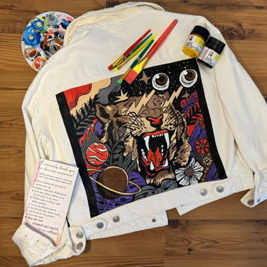 Hand-painted Denim Jacket 