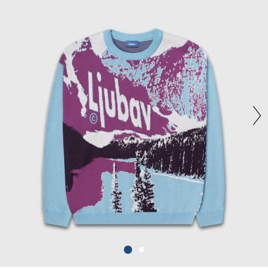 Felpa Mountain Knit Ljubav