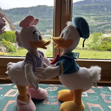 Peluche ufficiali Donald & Daisy di Disneyland