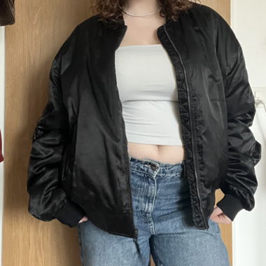 Bomberjacke schwarz