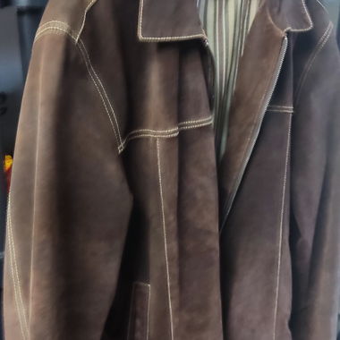 Leder Jacke 