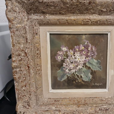 Original Gertrud Rohrer Bild mit Rahmen