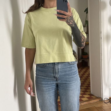 C&A Kurzarmshirt Grün