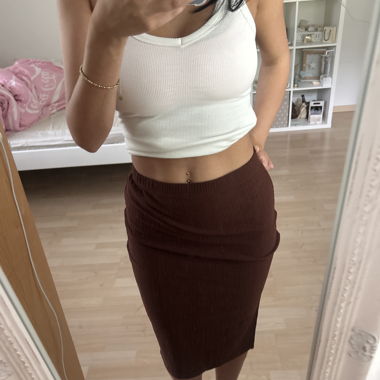 Jupe marron cute