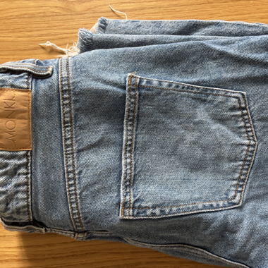 Monki Mom-Jeans azzurri