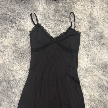 Mini kleid mit spitz
