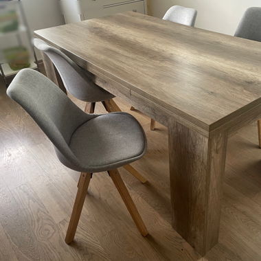 Wunderschöner Holzesstisch (L:180-280cm)