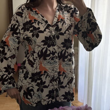 Esprit Blumendruck-Hemdbluse