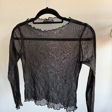 Haut en tulle scintillant Brandy Melville
