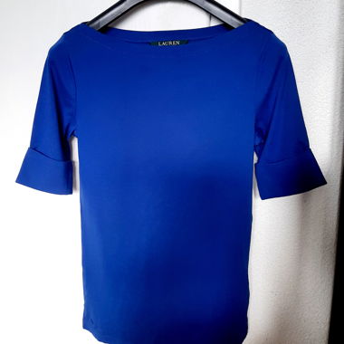 T-shirt classique LAUREN RALPH LAUREN à col bateau