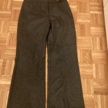 Pantalons en laine gris