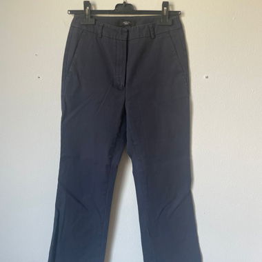 Pantaloni Max Mara chino blu scuro