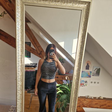 Crop Top Glitzer H&M