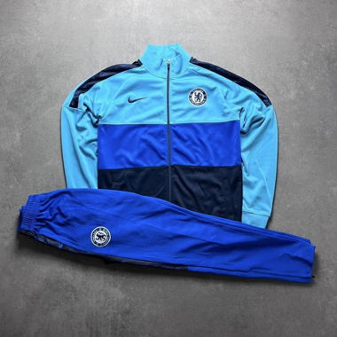 Survêtement vintage Nike Chelsea bleu turquoise