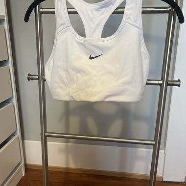 Nike sports bra bianco