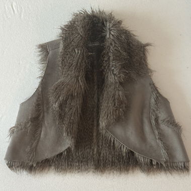 Grey Fur Gilet