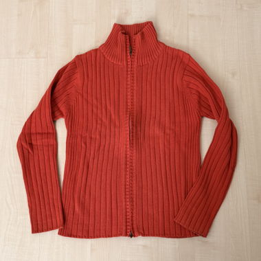 Cardigan vintage arancione Biaggini - Taglia S