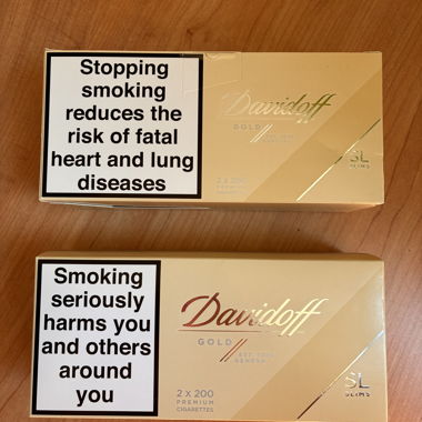 Cigarettes Davidoff Gold