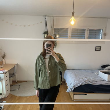 Grüne Jacke