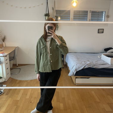 Grüne Jacke