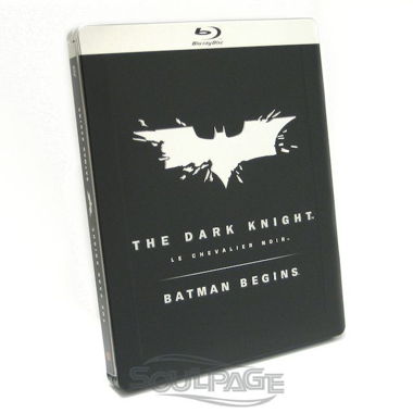 Blu-Ray Film Batman Begins & Dark Knight Steelbook