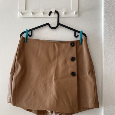 Lederhosenrock braun