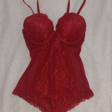 Body in pizzo rosso Lingerine