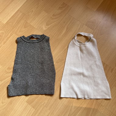 Set di 2 top senza maniche