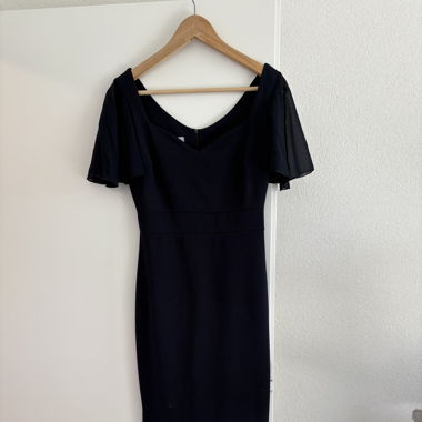 Robe longue bleu marine 