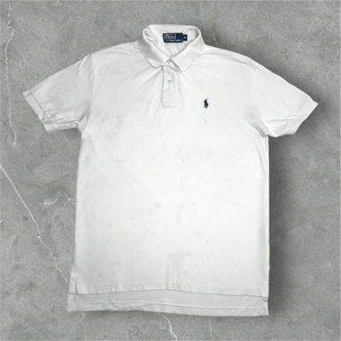 weißes polo ralph lauren polo shirt