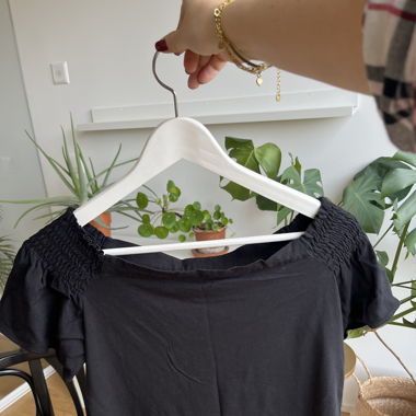 Massimo Dutti Off-Shoulder Shirt 