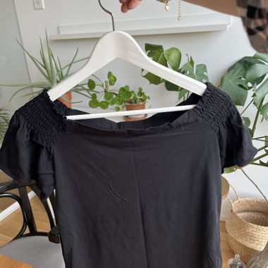 Massimo Dutti Off-Shoulder Shirt 