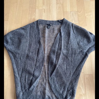 Grey H&M Knit Bolero, Size S