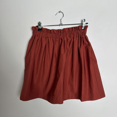 Zara red mini skirt