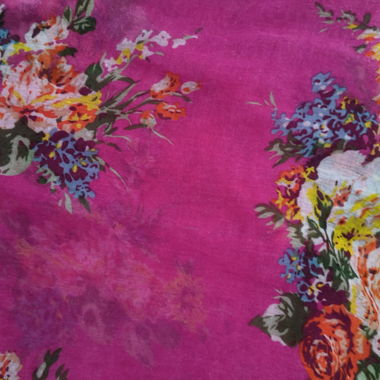 Blumenmuster Schal
