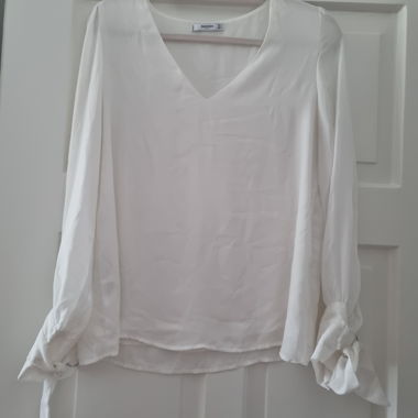 Mango weisse Bluse