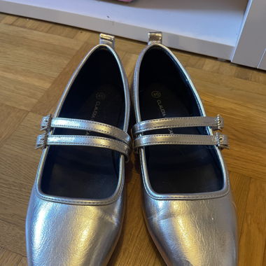 Ballerine argentate