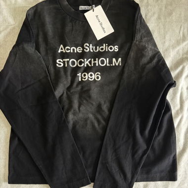 Longsleeve nero Acne Studios