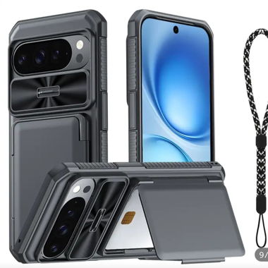 Coque Pixel 10/10 pro avec support et cordon