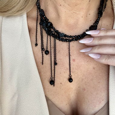 Black Spinel Choker