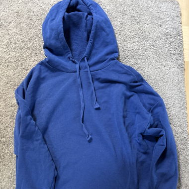 Electric blue sweat-shirt 