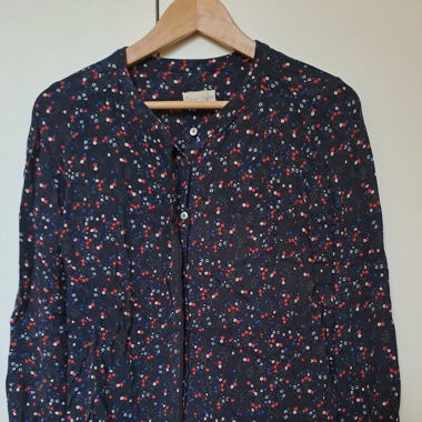 Chemise phase eight fleurie bleu 100%viscose