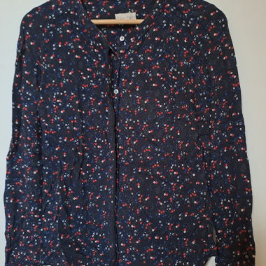 Chemise phase eight fleurie bleu 100%viscose
