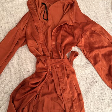 Robe chemise rouge Missguided
