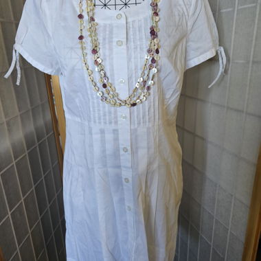 Robe blanche courte