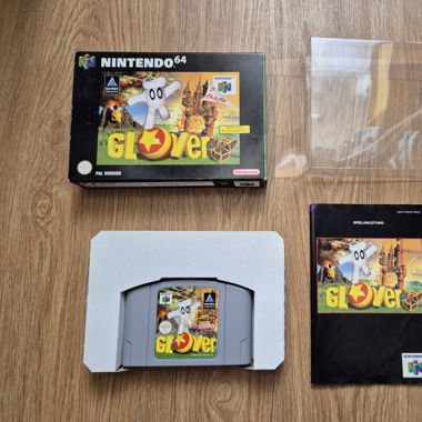 N64 Glover inkl. OVP und Schutzhülle 