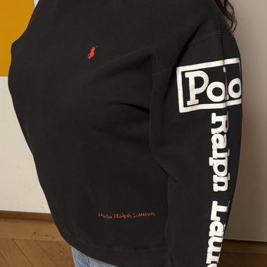 Bootleg Polo Ralph Lauren schwarzes Sweatshirt M