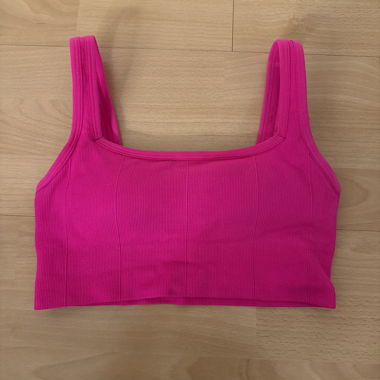 Pink Cropped Top